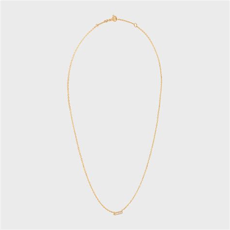 Celine line necklace